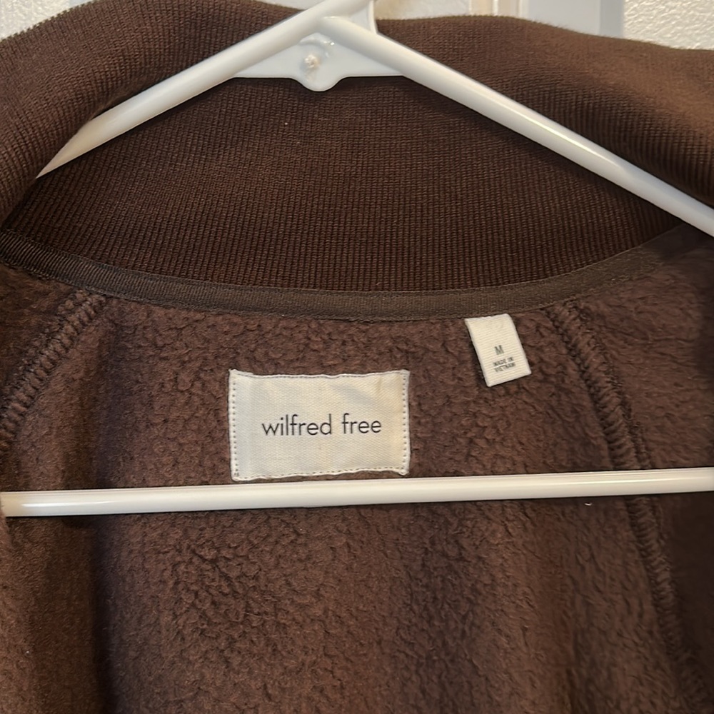 NWT ARITIZIA WILFRED FREE COYOTE SHERPA JACKET - Picture 4 of 4